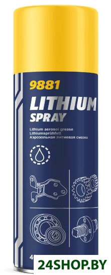 Mannol Lithium Spray 400 мл 9881 Mannol Lithium Spray 400 мл 9881