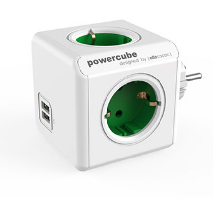 Разветвитель Allocacoc 1202GN/DEOUPC (зеленый) Разветвитель Allocacoc 1202GN/DEOUPC (зеленый)