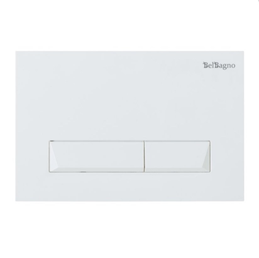 Панель смыва BelBagno Marmi BB009-MR-BIANCO Панель смыва BelBagno Marmi BB009-MR-BIANCO