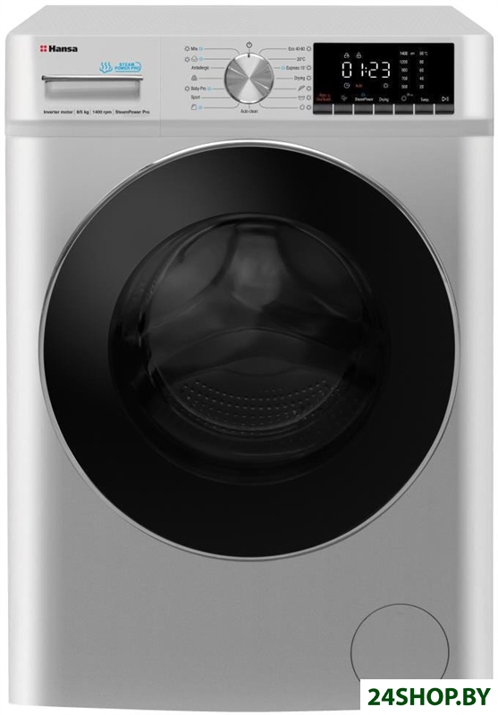 Стирально-сушильная машина Hansa WDHG814521LG Стирально-сушильная машина Hansa WDHG814521LG