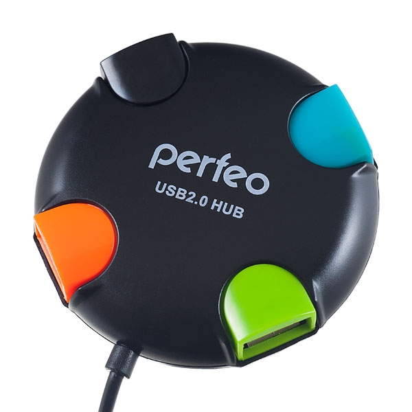 USB-хаб Perfeo PF-VI-H020 (черный) USB-хаб Perfeo PF-VI-H020 (черный)