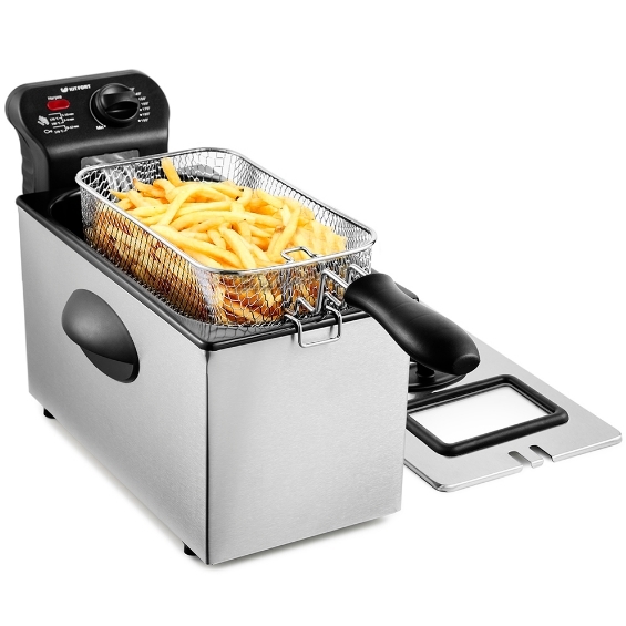 Фритюрница KITFORT КТ-2023 (черный/серебристый) (уценка арт. 765930) Фритюрница KITFORT КТ-2023 (черный/серебристый) (уценка арт. 765930)