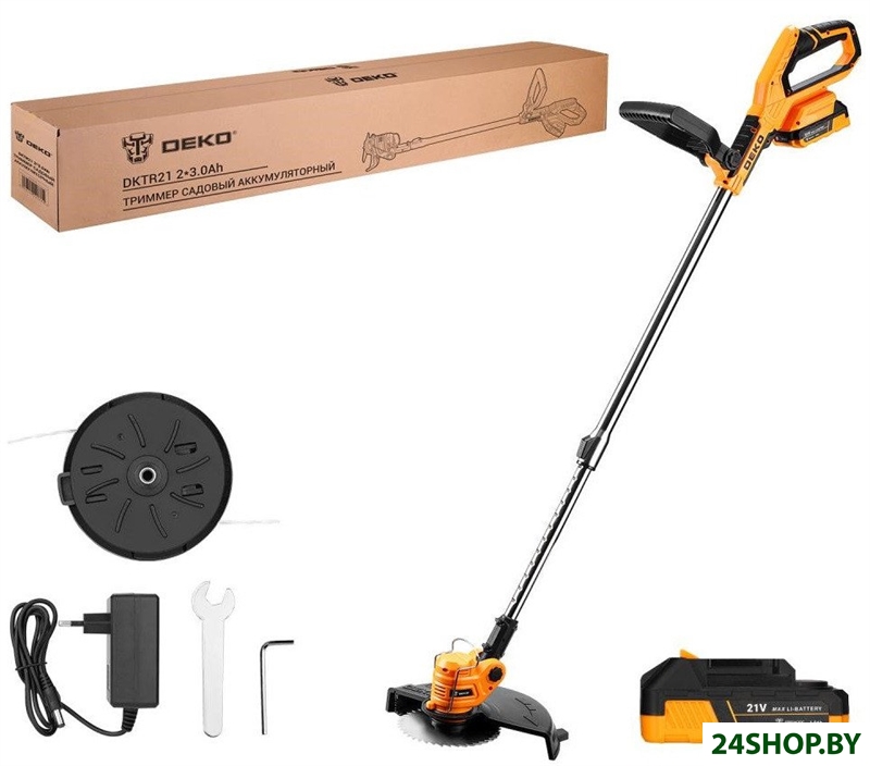 Триммер Deko DKTR21 Max 063-4239-1 (с 2-мя АКБ) Триммер Deko DKTR21 Max 063-4239-1 (с 2-мя АКБ)