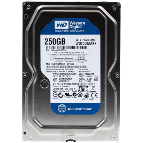 Жесткий диск WD Caviar Blue 250GB (WD2500AAKX) Жесткий диск WD Caviar Blue 250GB (WD2500AAKX)
