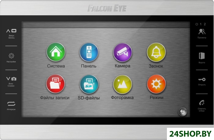 Видеодомофон Falcon Eye Atlas Plus HD черный Видеодомофон Falcon Eye Atlas Plus HD черный