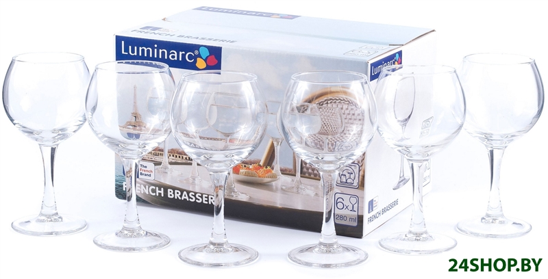 Набор бокалов для вина Luminarc French brasserie H9451 Набор бокалов для вина Luminarc French brasserie H9451