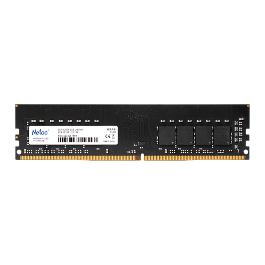 Оперативная память Netac Basic 8GB DDR4 PC4-21300 NTBSD4P26SP-08 Оперативная память Netac Basic 8GB DDR4 PC4-21300 NTBSD4P26SP-08