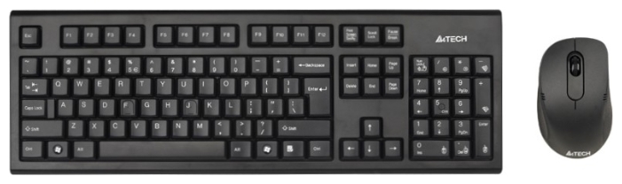Клавиатура и мышь A4Tech 7100N Black USB Клавиатура и мышь A4Tech 7100N Black USB