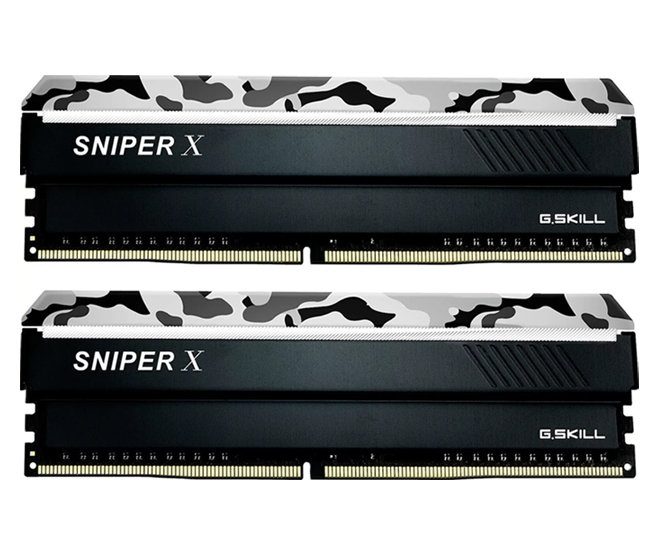 Оперативная память G.Skill Sniper X 2x8GB DDR4 PS4-27700 F4-3466C18D-16GSXW Оперативная память G.Skill Sniper X 2x8GB DDR4 PS4-27700 F4-3466C18D-16GSXW