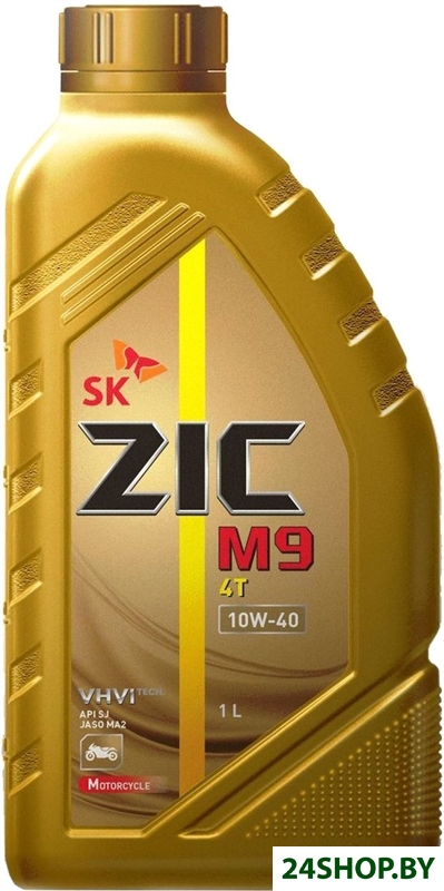 Моторное масло ZIC M9 4T 10W-40 1л Моторное масло ZIC M9 4T 10W-40 1л