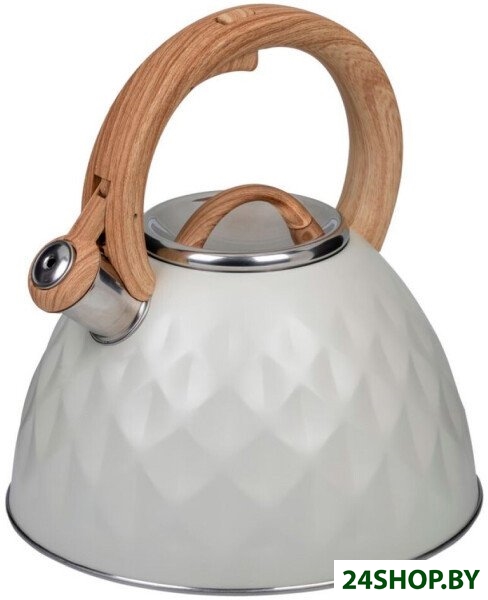 Чайник со свистком Resto Kitchenware Almaaz 90607 (бежевый) Чайник со свистком Resto Kitchenware Almaaz 90607 (бежевый)