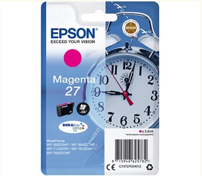 Картридж струйный EPSON C13T27134022 пурпурный Картридж струйный EPSON C13T27134022 пурпурный