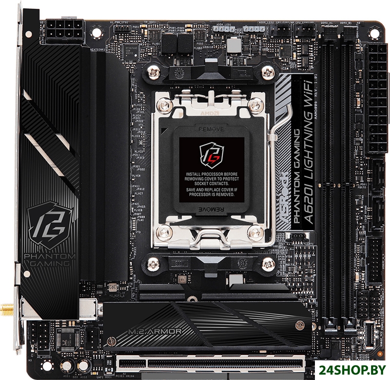 Материнская плата ASRock A620I Lightning WiFi Материнская плата ASRock A620I Lightning WiFi
