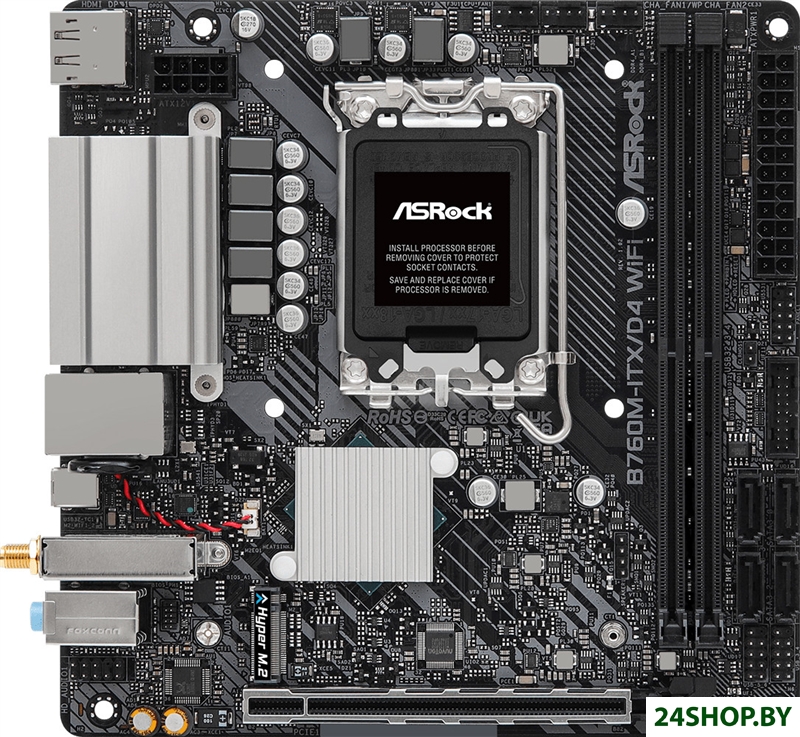 Материнская плата ASRock B760M-ITX/D4 WiFi Материнская плата ASRock B760M-ITX/D4 WiFi