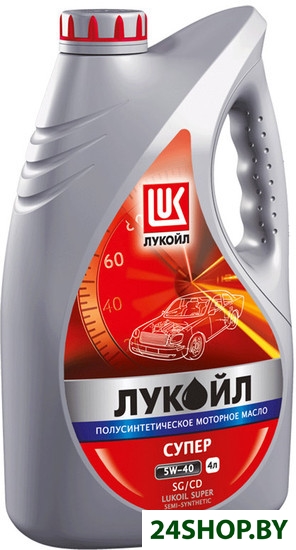 Моторное масло Лукойл Супер 10W-40 SG/CD 4л Моторное масло Лукойл Супер 10W-40 SG/CD 4л