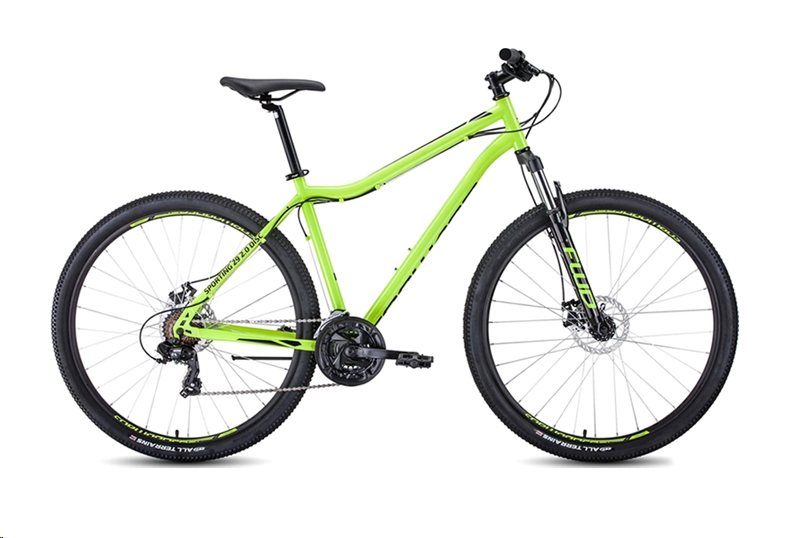 Велосипед Forward Sporting 29 2.0 disc р.17 2021 (зеленый) Велосипед Forward Sporting 29 2.0 disc р.17 2021 (зеленый)