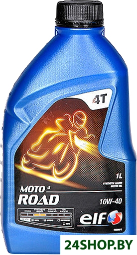 Моторное масло Elf MOTO 4 ROAD 10W-40 1л Моторное масло Elf MOTO 4 ROAD 10W-40 1л