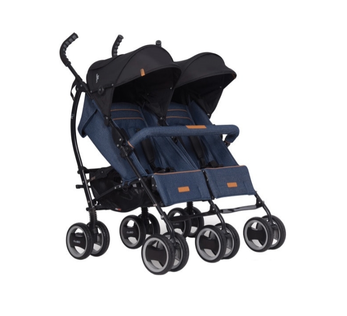 Коляска прогулочная (трость) EasyGO Duo Comfort 2020 (denim) Коляска прогулочная (трость) EasyGO Duo Comfort 2020 (denim)