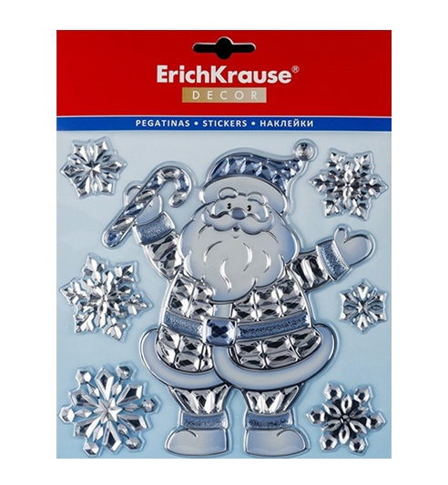 Набор наклеек Erich Krause Decor Дед Мороз Кристалл (50890) Набор наклеек Erich Krause Decor Дед Мороз Кристалл (50890)