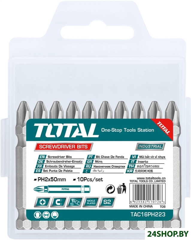 Набор бит Total TAC16PH223 (10 предметов) Набор бит Total TAC16PH223 (10 предметов)