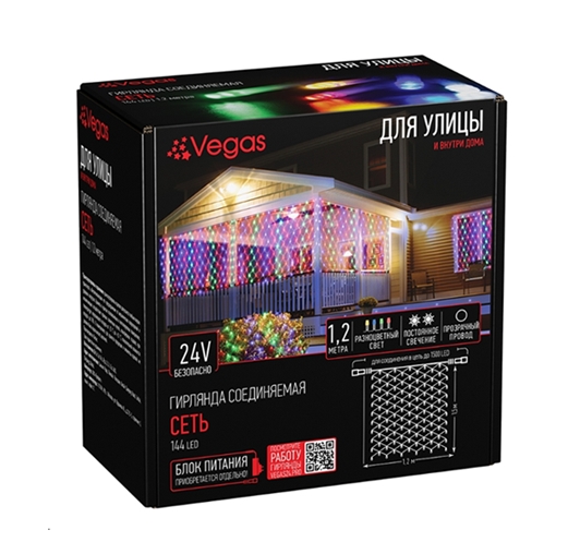 Светодиодная сеть Vegas Сеть 55109 Светодиодная сеть Vegas Сеть 55109