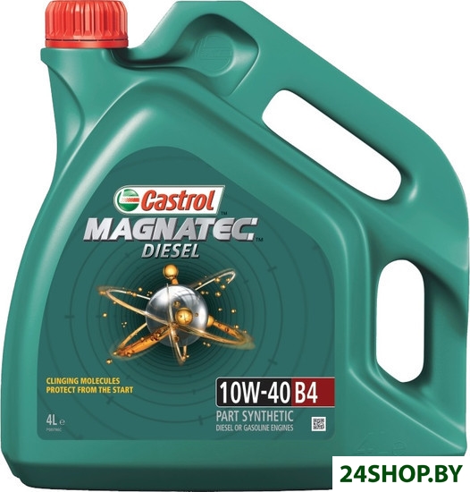 Моторное масло Castrol Magnatec Diesel 10W-40 B4 4л Моторное масло Castrol Magnatec Diesel 10W-40 B4 4л