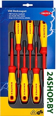 Набор отверток Knipex KN-002012V04 (6 предметов) Набор отверток Knipex KN-002012V04 (6 предметов)