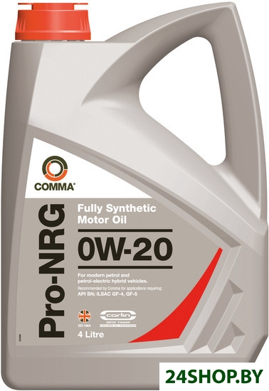 Моторное масло Comma Pro-NRG 0W-20 4л Моторное масло Comma Pro-NRG 0W-20 4л