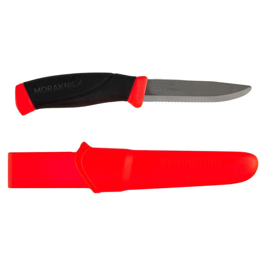 Туристический нож Morakniv Companion Rescue (черный/красный) Туристический нож Morakniv Companion Rescue (черный/красный)