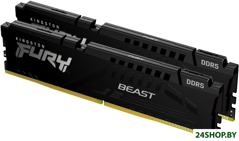 Оперативная память Kingston FURY Beast 2x32ГБ DDR5 6400 МГц KF564C32BBEK2-64 Оперативная память Kingston FURY Beast 2x32ГБ DDR5 6400 МГц KF564C32BBEK2-64