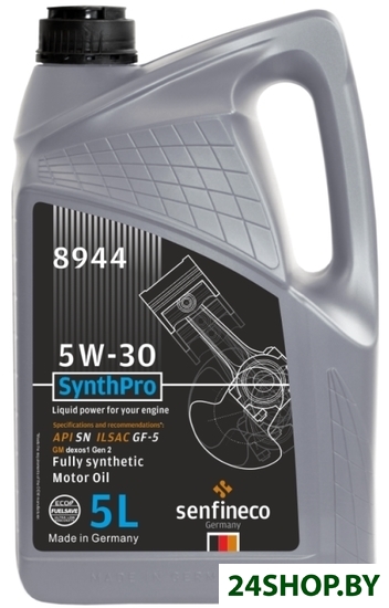 Моторное масло Senfineco SynthPro 5W-30 API SN ILSAC GF-5, 5л Моторное масло Senfineco SynthPro 5W-30 API SN ILSAC GF-5, 5л