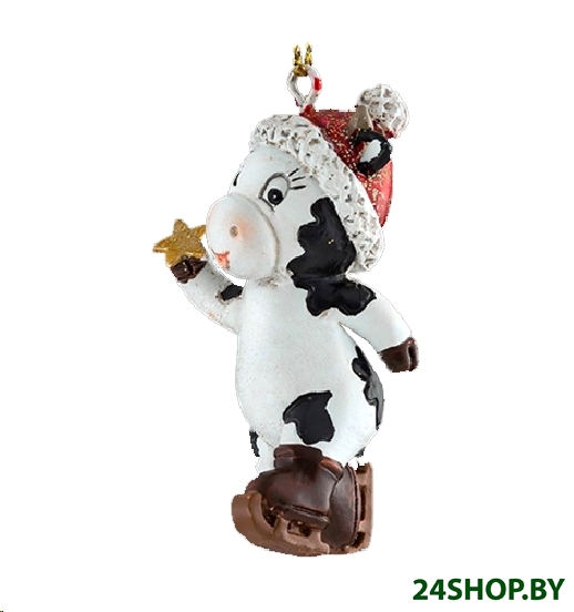 Игрушка Erich Krause Decor Праздничная коровка (51242) Игрушка Erich Krause Decor Праздничная коровка (51242)