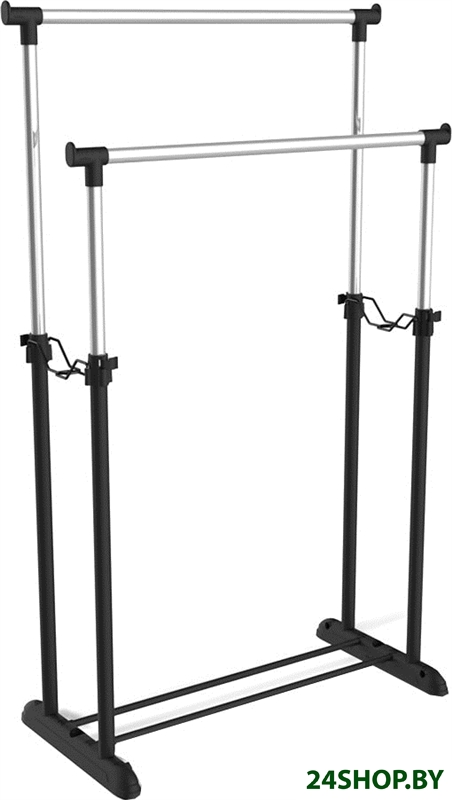 Стойка для одежды Sheffilton SHT-WR4150 899484 (черный/черный муар/хром лак) Стойка для одежды Sheffilton SHT-WR4150 899484 (черный/черный муар/хром лак)
