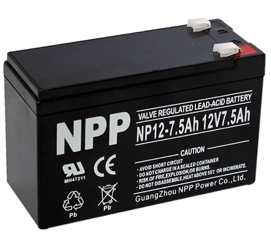 Аккумулятор для ИБП NPP NP 12-7.5 (12В/7.5 А·ч) Аккумулятор для ИБП NPP NP 12-7.5 (12В/7.5 А·ч)