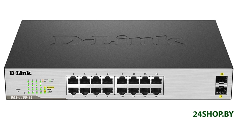 Коммутатор D-Link DGS-1100-18 Коммутатор D-Link DGS-1100-18