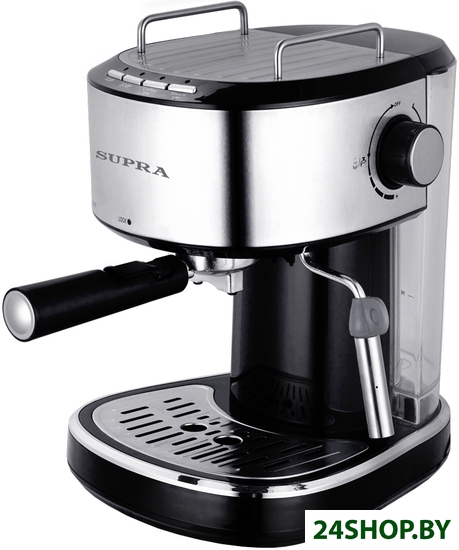 Кофеварка эспрессо SUPRA CMS-1515 (черный/серебристый) Кофеварка эспрессо SUPRA CMS-1515 (черный/серебристый)