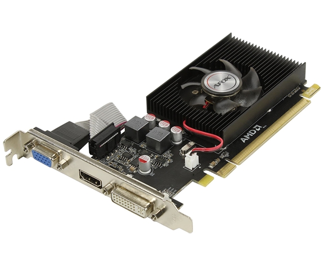 Видеокарта AFOX Radeon R5 220 2GB DDR3 AFR5220-2048D3L4 Видеокарта AFOX Radeon R5 220 2GB DDR3 AFR5220-2048D3L4