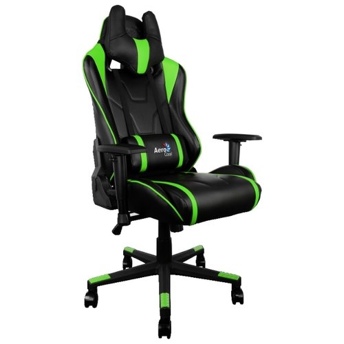 Кресло AeroCool AC220 (черный/зеленый) Кресло AeroCool AC220 (черный/зеленый)