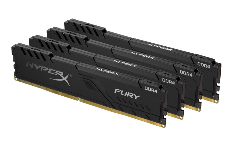 Оперативная память HyperX Fury 4x8GB DDR4 PC4-27700 HX434C16FB3K4/32 Оперативная память HyperX Fury 4x8GB DDR4 PC4-27700 HX434C16FB3K4/32
