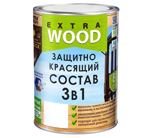 Пропитка Farbitex Profi Wood Extra 3в1 0.8 л (бесцветный) Пропитка Farbitex Profi Wood Extra 3в1 0.8 л (бесцветный)