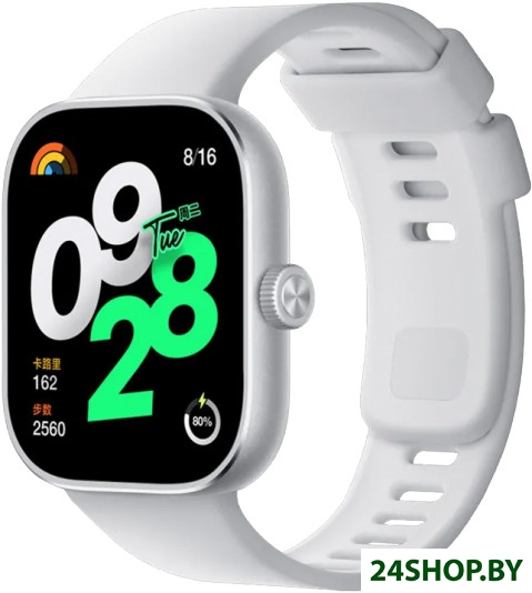 Умные часы Xiaomi Redmi Watch 4 (серебристый, международная версия) Умные часы Xiaomi Redmi Watch 4 (серебристый, международная версия)