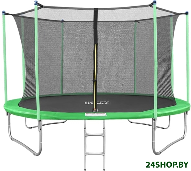 Батут Happy Jump 12ft-i Pro (374см) (с внутренней сеткой и лестницей) Батут Happy Jump 12ft-i Pro (374см) (с внутренней сеткой и лестницей)