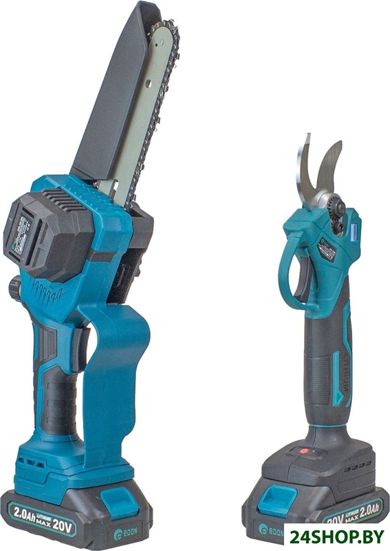 Edon ANS-20/6BL + APS-20BL (цепная пила, секатор, 2 АКБ, кейс) Edon ANS-20/6BL + APS-20BL (цепная пила, секатор, 2 АКБ, кейс)