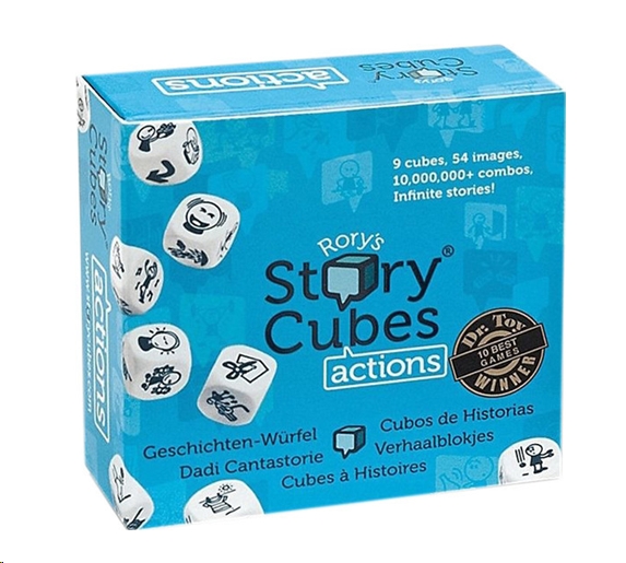Настольная игра Rory's Story Cubes Игральные кубики Story Cubes Original Actions Настольная игра Rory's Story Cubes Игральные кубики Story Cubes Original Actions