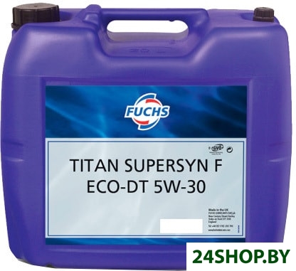 Моторное масло Fuchs Titan Supersyn F ECO-DT 5W-30 20л Моторное масло Fuchs Titan Supersyn F ECO-DT 5W-30 20л