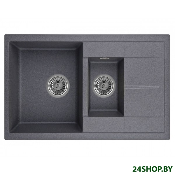 Кухонная мойка Granula 7802 (графит) Кухонная мойка Granula 7802 (графит)