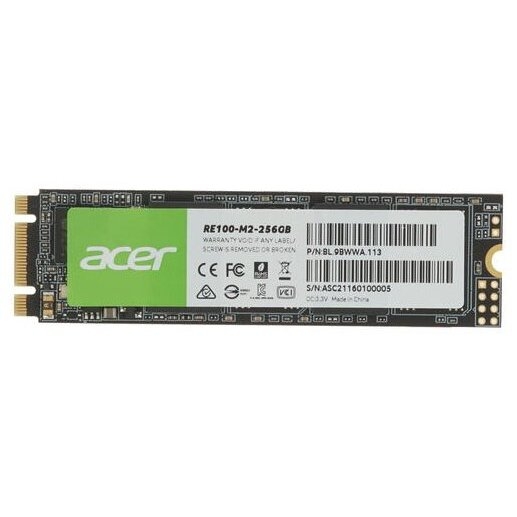 SSD Acer RE100 256GB BL.9BWWA.113 SSD Acer RE100 256GB BL.9BWWA.113