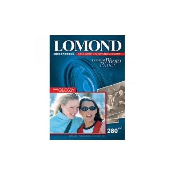 Фотобумага Lomond суперглянцевая односторонняя A3 280 г/кв.м. 20 листов (1104102) Фотобумага Lomond суперглянцевая односторонняя A3 280 г/кв.м. 20 листов (1104102)