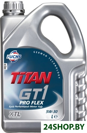 Моторное масло Fuchs Titan GT1 Flex 23 5W-30 5л Моторное масло Fuchs Titan GT1 Flex 23 5W-30 5л