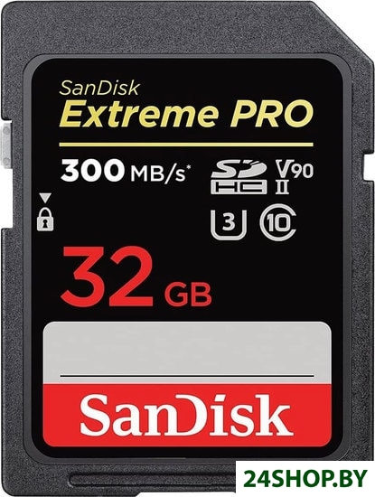 Карта памяти SanDisk Extreme PRO SDHC 32Gb SDSDXDK-032G-GN4IN Карта памяти SanDisk Extreme PRO SDHC 32Gb SDSDXDK-032G-GN4IN